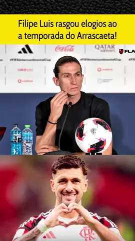 Filipe Luis rasgou elogios ao Arrascaeta apos gols na vitoria do Flamengo contra o Cruz Azul! #CruzAzulxFlamengo #FLAMENGO #mundialdeclubes #esporteviral #desafios12