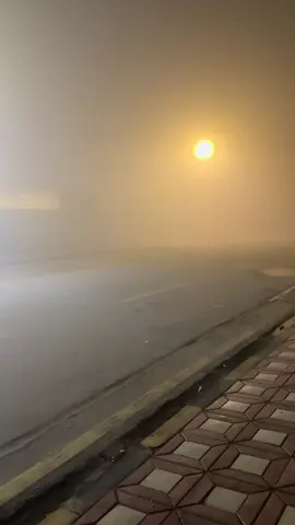 الكوفه الآن اقوه ضباب أشوفه بحياتي ✨ #هواجيس #My #الكوفه #النجف #f 