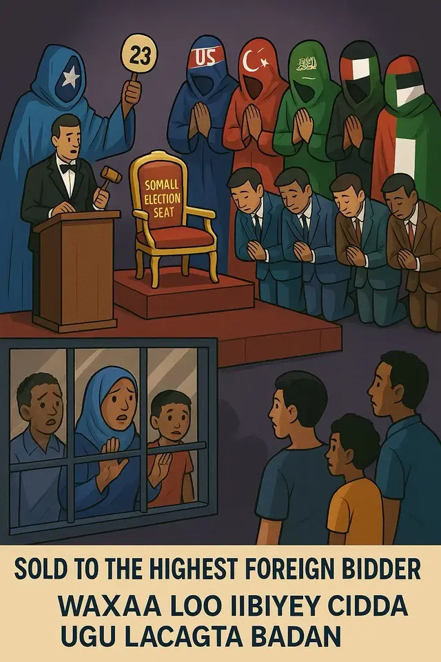 Somalia doesn’t have politics — it has puppets. Somalia doesn’t have elections — it has auctions. And Somalia doesn’t have sovereignty — it has sponsors. #SomaliaRising #ReclaimSomalia #SomaliUnity #SomaliaYouthRising 