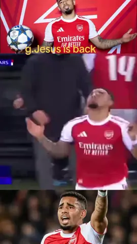 g.Jesus is back #creatorsearchinsights #Gabrieljesus #arsenalvsclubbrugge #fyp #arsenal 