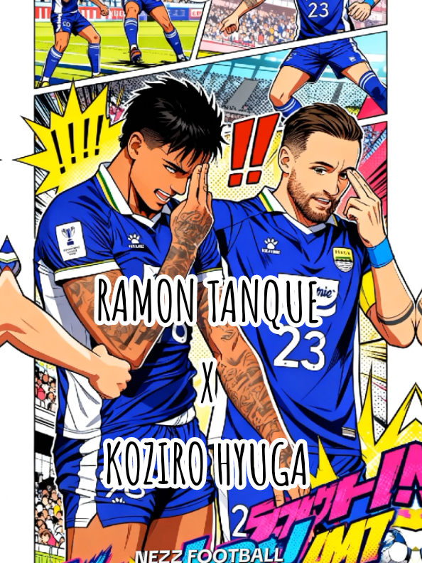 RAMON TANQUE VERSI KOZIRO HYUGA 🔥🔥🔥 Persib x Nankatsu  PUNTEUN 16 BESAR ACL 💪💪🙏🇮🇩💙 #persib #persibbandung #ramontanque #foryou #fyp 