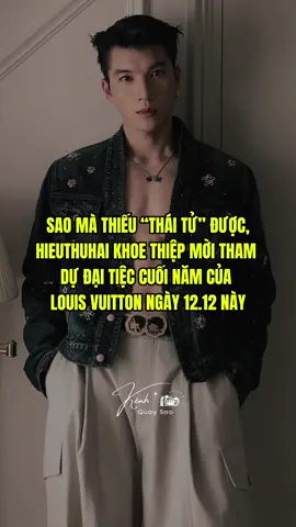 HIEUTHUHAI tham dự đại tiệc cuối năm của Louis Vuitton  #kenhquaysao #LouisVuitton #LouisVuittonHolidayEvent #LouisVuittonStarryNight #HIEUTHUHAI