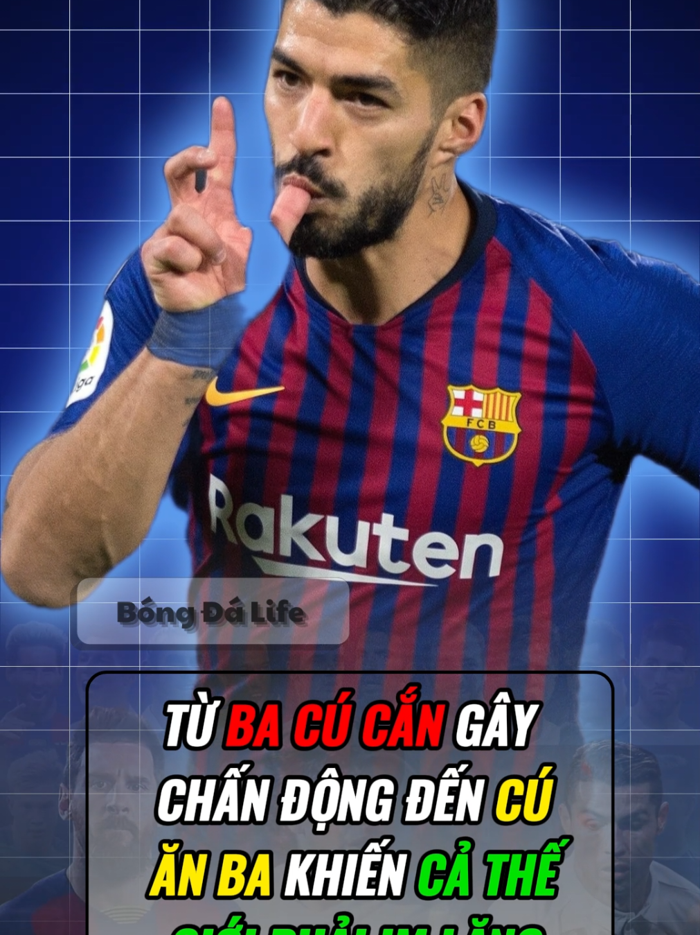 Tiền đạo đẳng cấp của Barcelona #bongda #barcelona #suarez 
