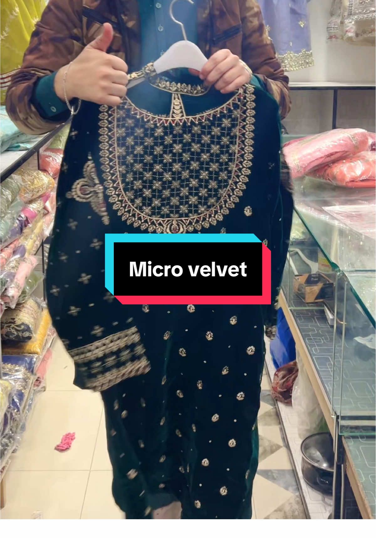 Micro new design velevt 🥹❤️ (Contact: 0342 7591086) #foryou #foryoupage #growmyaccount #aqibcollectionkohat #velvet 