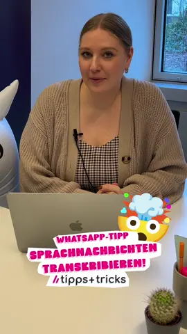 Sprachnachrichten transkribieren! #whatsapptips #manniundanna #heise