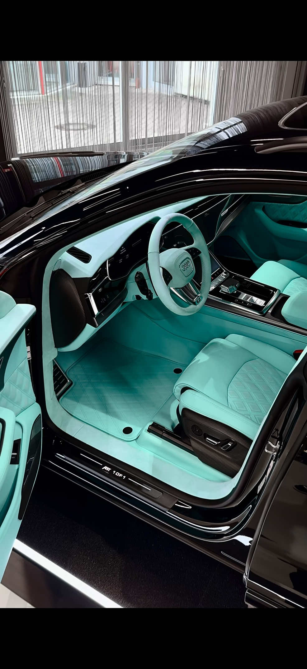 The ABT RSQ8 Legacy Edition with Tiffany Blue interior is just breathtaking 😮‍💨 Instagram: @pabsgerboles