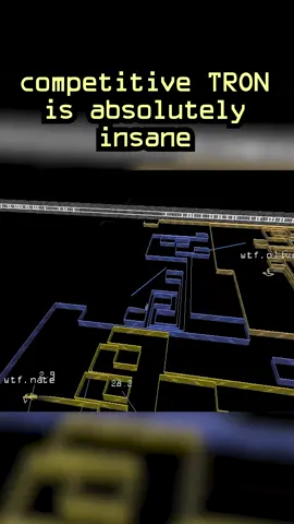competitive TRON is as ridiculous as it sounds #tron #gaming #retrogaming 