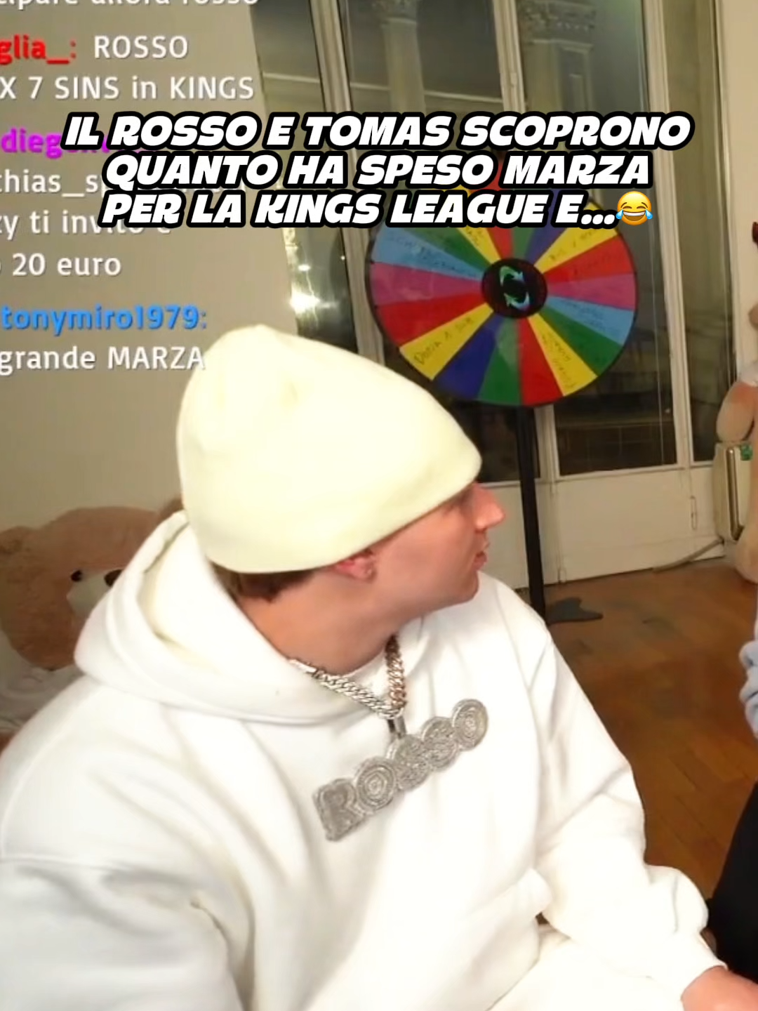 IL ROSSO E TOMAS SCOPRONO QUANTO HA SPESO MARZA PER LA KINGS LEAGUE E...😂 #ilrossopiubelloditiktok #ilrossopiubelloditwich #ilrossopiubelloditwitch #tomasmontagna #michelemolteni #marza #fyp @ilrossopiubelloditiktok @tomasmontagna_ @justmarzaa @michele.molteni