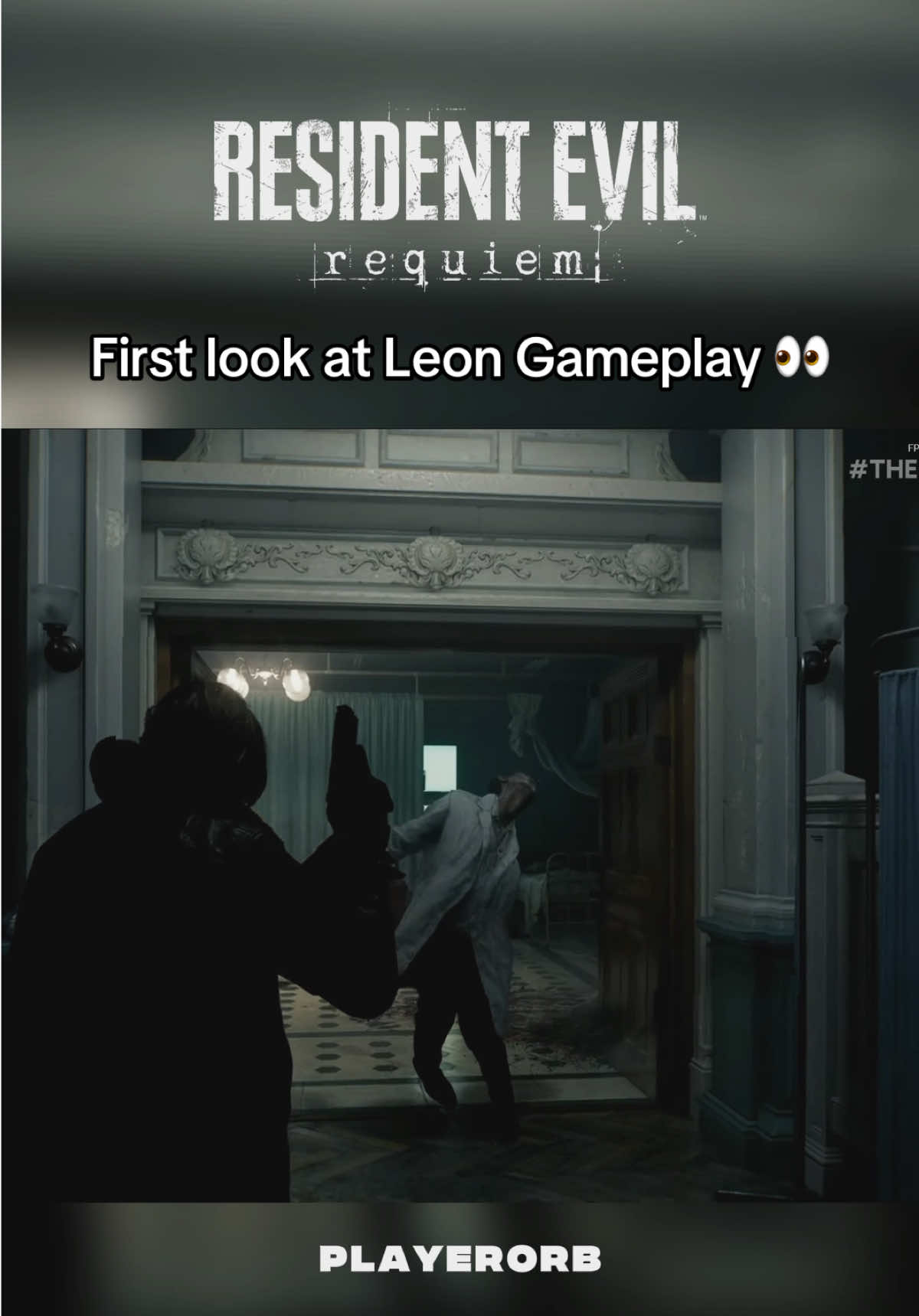 First look at Leon gameplay in Resident Evil Requiem 🔥#Residentevil #residentevilrequiem #fyp #GamingOnTikTok #residentevil4 