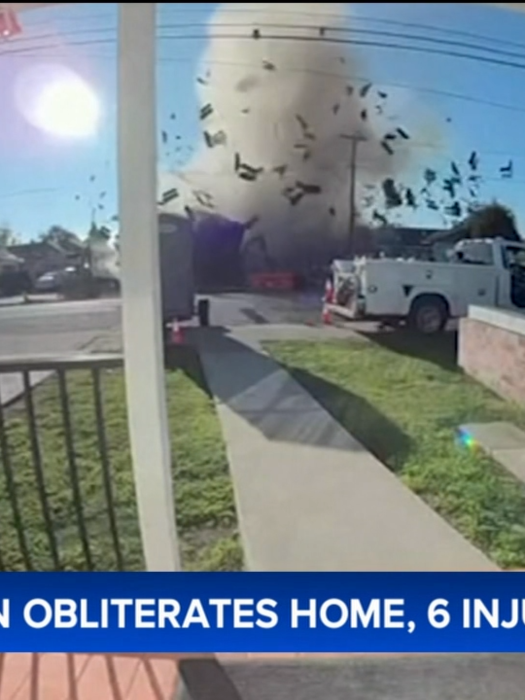 (12/11/25) A gas explosion set off a major fire in a Hayward neighborhood on Thursday after obliterating at least one home, blowing out windows and shaking nearby houses. Six people were taken to hospitals for injuries, fire officials said. Read more at the link. #explosion #caughtoncamera #hayward