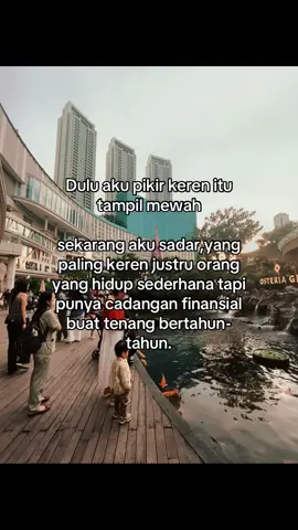 #finansialfreedom sederhana bukan berarti gak mampu,gak pake bukan berarti gabisa beli ya