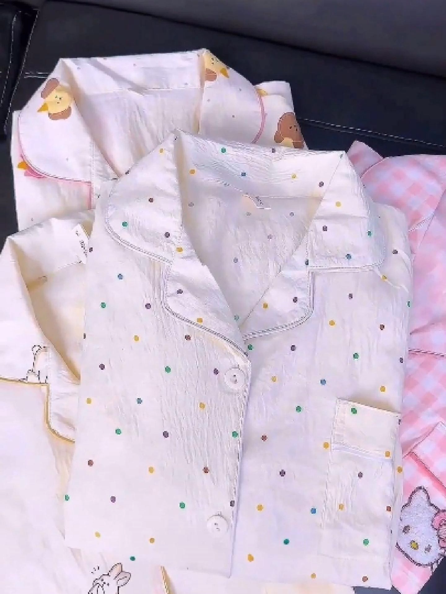 Bộ đồ ngủ mặc ở nhà thoải mái #donguxinh #thoitrangnu #dongu #pyjama #chambi #OOTD #hellokitty