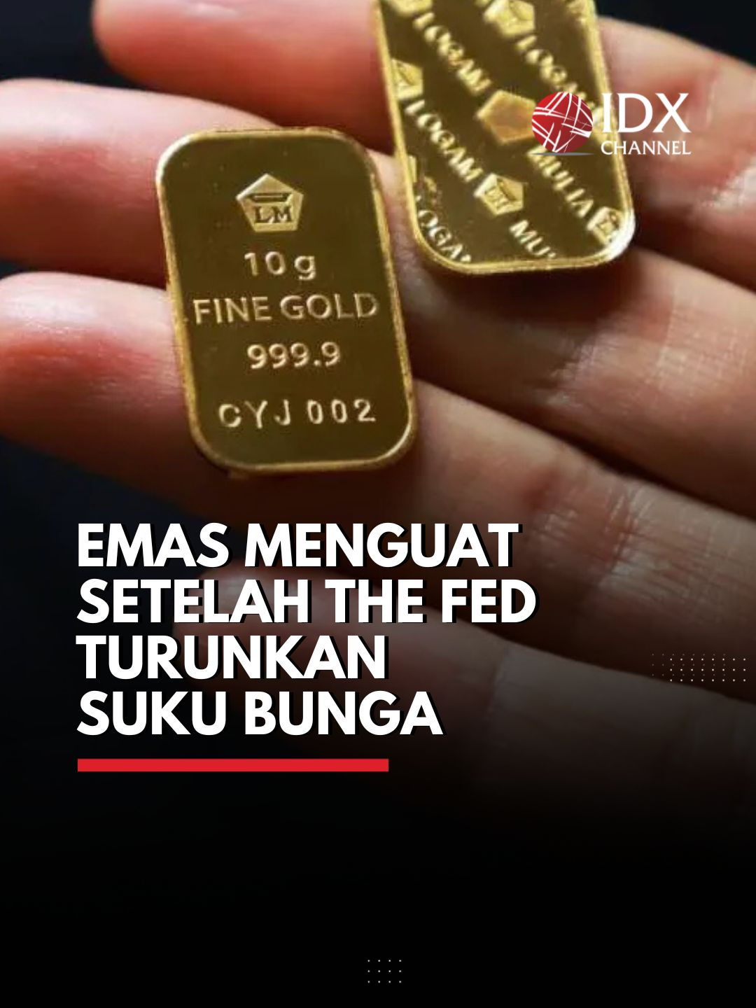 Harga emas menguat pada Kamis (12/12), mencapai level tertinggi dalam lebih dari satu bulan setelah keputusan Federal Reserve memangkas suku bunga, yang mendorong pelemahan dolar Amerika Serikat. #idxchannel #idxchannelcommunity