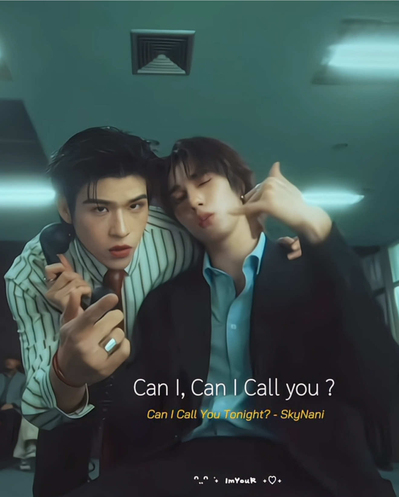 อ่อออ คือเข้าใจเรื่องละคือทำเป็นแย่งกันจีบเพราะว่าอะไร เพราะว่ามันหึงกันเองงง (แต่เพลงเริสติดหูติดปากสุบบบบ) 🫶🏻    #สกายนานิ #skynani #skywongravee #nanihirunkit #CanICallYouTonight_MV