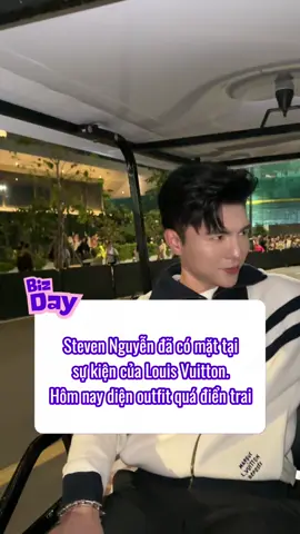 Steven Nguyễn cười xinh #bizday #stevennguyen #LouisVuitton #LouisVuittonHolidayEvent #StevenNguyenxLouisVuitton #