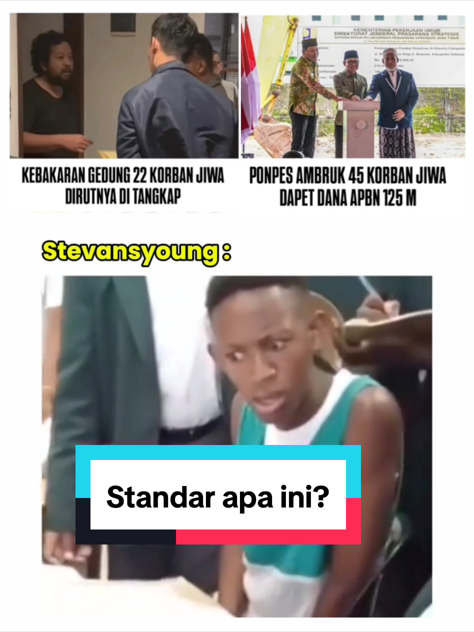 Standar apa ini?  ,  #meme #beritaviral  #terradrone #alkhoziny  #stevansyoung #viral  #trending #foryou  #CapCut #fyp 