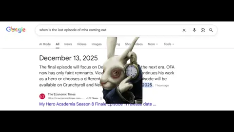 Can’t believe it’s gonna be fully over tmr 😔 #mha #myheroacademiaedit #whiterabbit #izukumidoriya #mhaending 