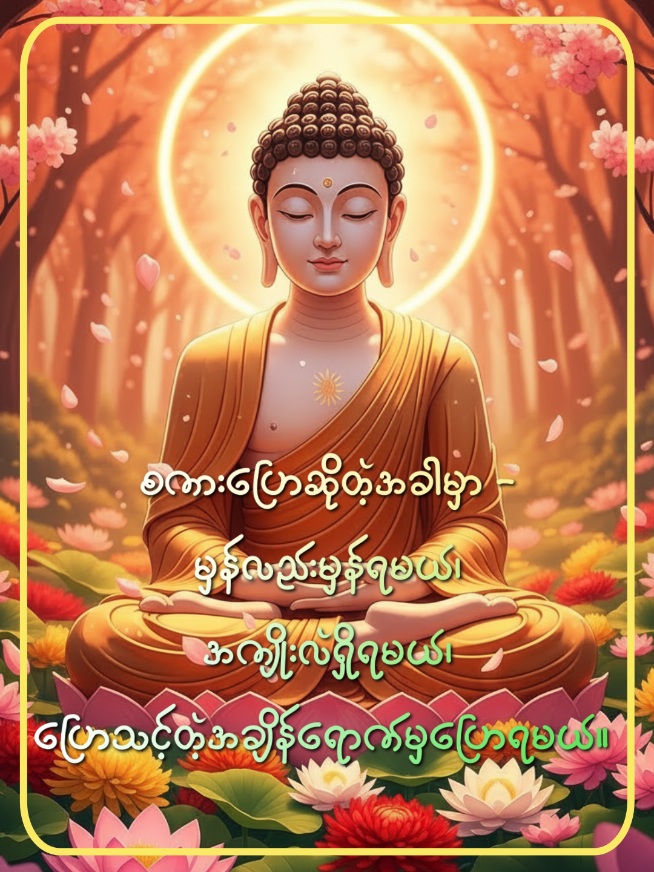 စကားပြောဆိုတဲ့အခါမှာ - မှန်လည်းမှန်ရမယ်၊ အကျိုးလဲရှိရမယ်၊ ပြောသင့်တဲ့အချိန်ရောက်မှပြောရမယ်။ #creatorsearchinsights 