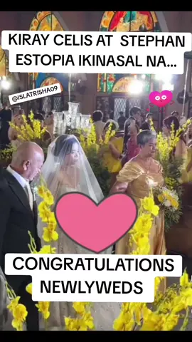 KIRAY CELIS AT STEPHAN ESTOPIA IKINASAL NA.... #kiraycelis #stephanestopia #kirayandstephanwedding #trending #fyp 