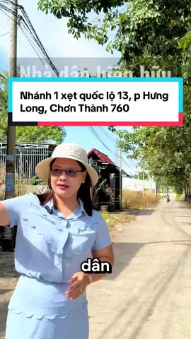 Nhánh 1 xẹt quốc lộ 13, Chơn Thành 760 #nguyễn_dạ_yến_bds #nguyễn_dạ_yến_bds_chơn_thành #datnenbecamex_chonthanh_binhphuoc #batdongsan #bds 