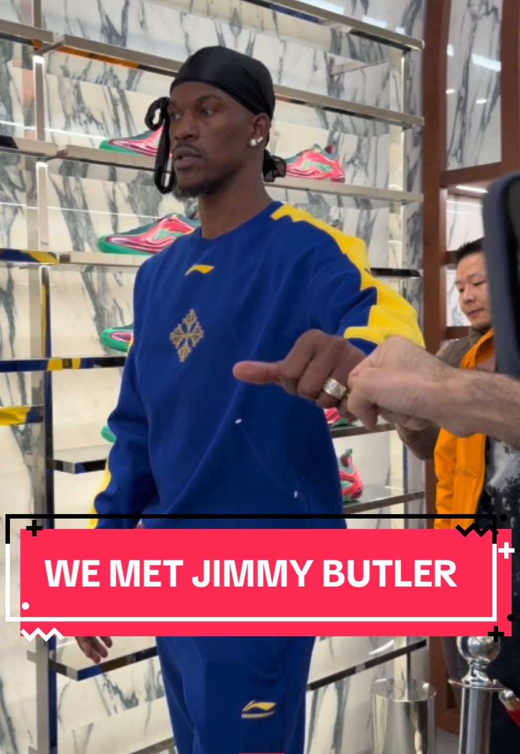 We met @JimmyButler at his Li-Ning JB4 shoe release event in SF! @LiNing Global @warriors @nicekicks.com #fyp #goldenstatewarriors #sneakers #NBA #jimmybutler 