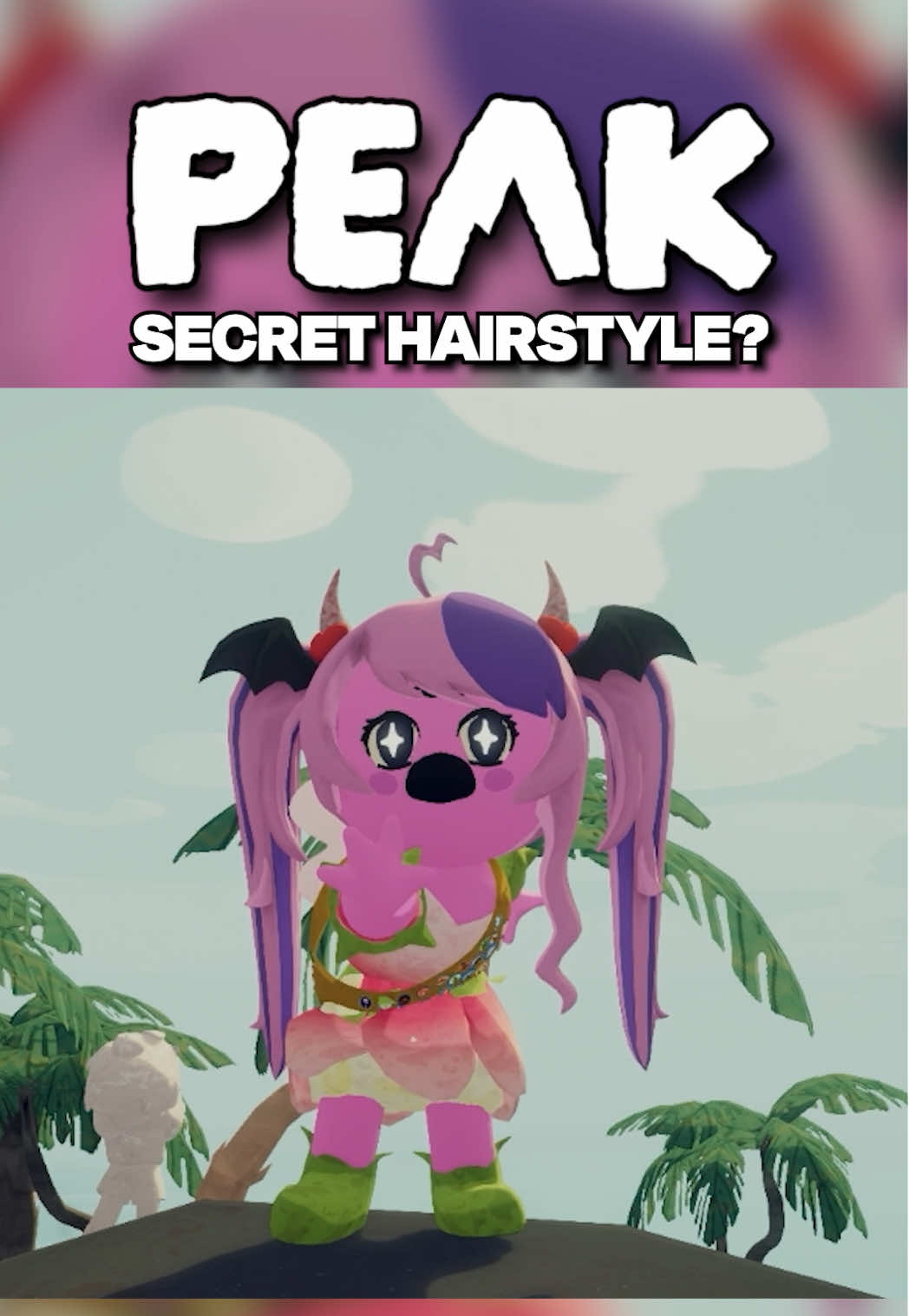SECRET HAIRSTYLE IN PEAK? bbno$ & ironmouse #peak #peakgame #peakupdate #fyp #concert 