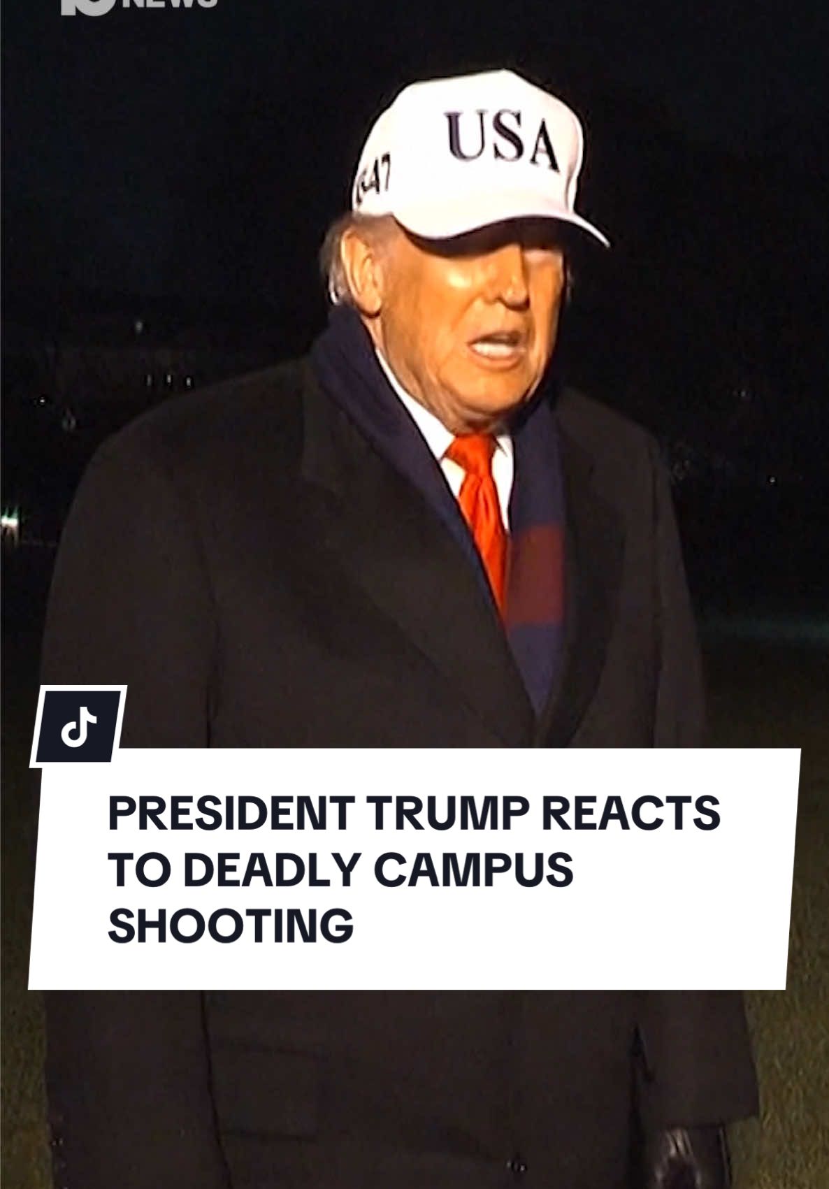 US President Donald Trump described the Brown University shooting as “a terrible thing” during remarks to the media on Saturday night. Returning to the White House from the annual Army-Navy football game, the president said he had been briefed on the situation. “All we can do right now is pray for the victims and for those that were very badly hurt,” he added. Two people were killed and another nine injured after a shooter struck Brown University’s Barus & Holley Engineering Building on Saturday night, where exams were taking place. Police are still searching for the suspect, releasing CCTV footage of a man dressed in all black. #US #trump #shooting 
