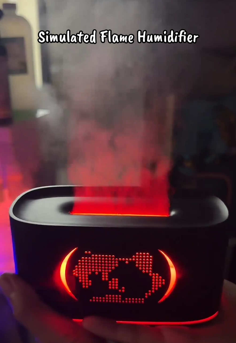 Simulated Flame Humidifier #humidifier #humidifiers #livehighlights #tiktoklive #homefragrance 