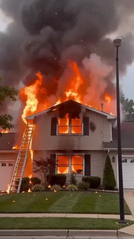House fire#fyp #fire #burning #viral #Housefire 