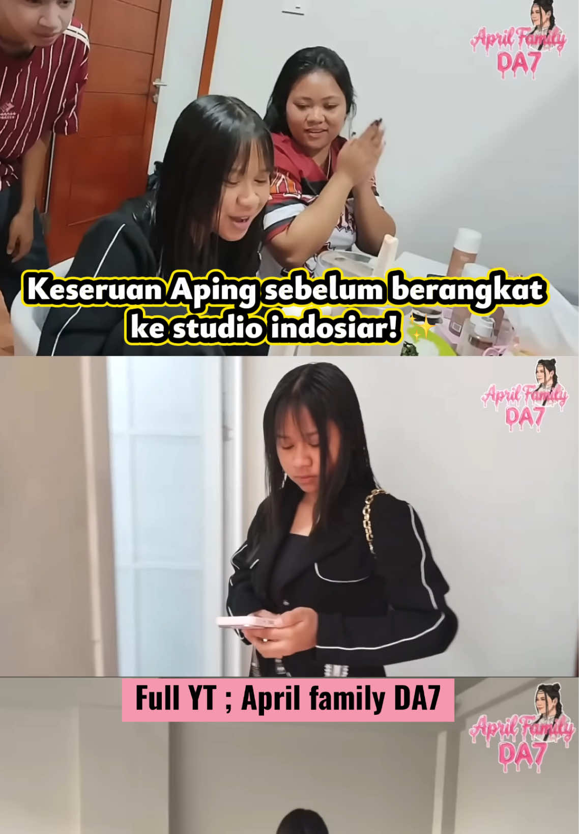 Udah tayang ramaikan gengs! 🫵🏼😍 full YT : April family DA7 #aprilda7 #dangdutacademy7 #fyp #kdaofficial #aping 
